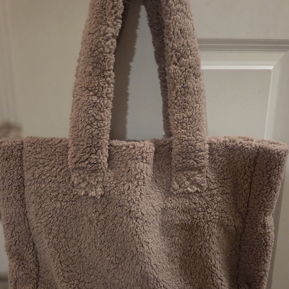 Fleece Teddy Bag Tote